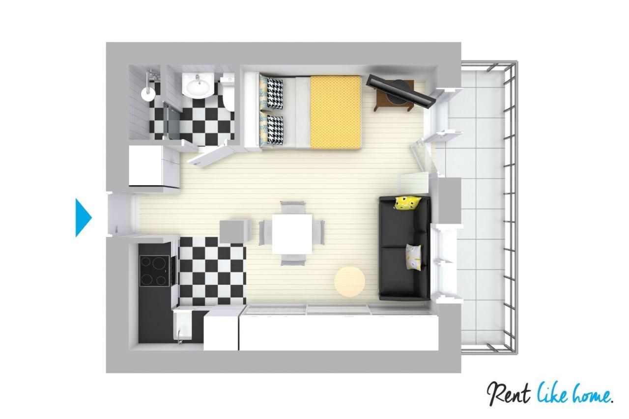 Rent like home - Wilcza 22A Warschau Exterior foto